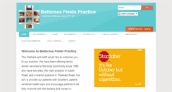 Desktop Screenshot of batterseafieldspractice.co.uk