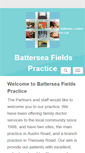 Mobile Screenshot of batterseafieldspractice.co.uk